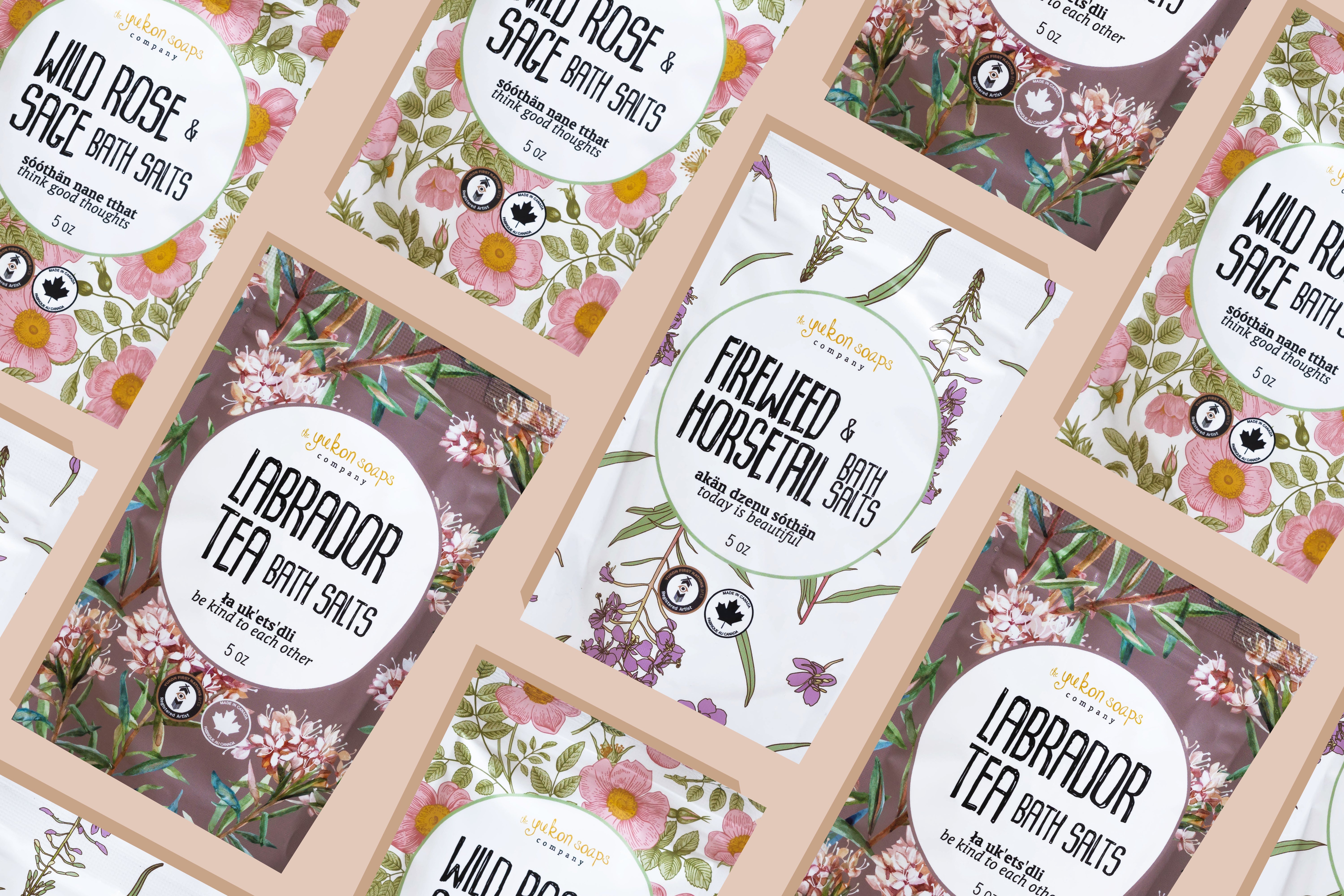 bath salts & scrubs the yukon soaps company